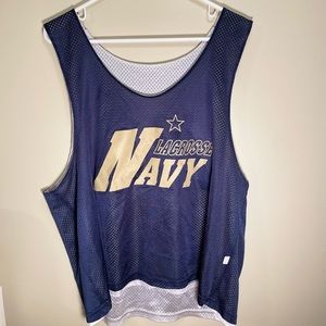 MENS | Navy Lacrosse Pinnie #141 Reversible